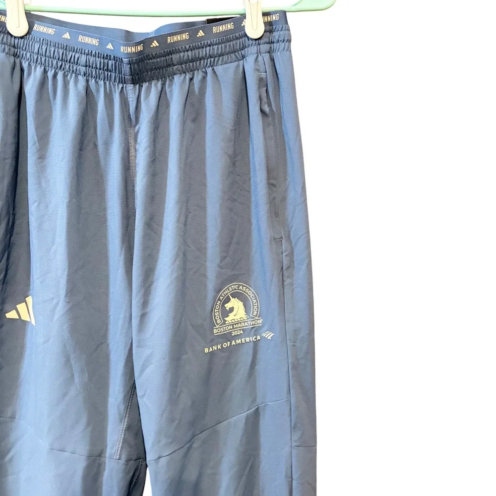 Adidas Boston Marathon 2024 OTR Running Pants Preloved Ink IS9553 Mens S